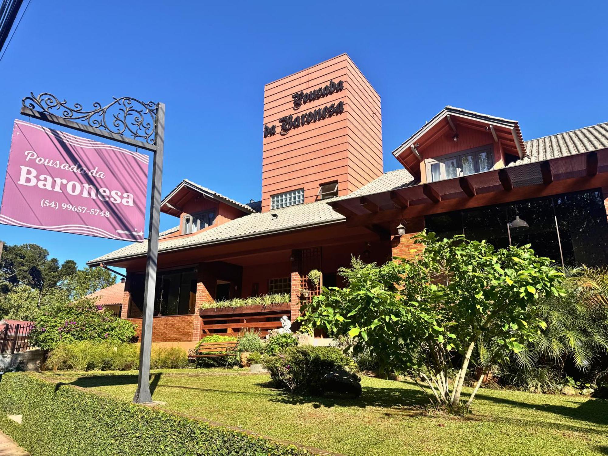 Pousada Da Baronesa Nova Petropolis Exterior foto